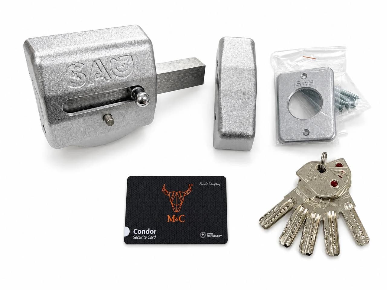 Cerrojo SAG EP60 llave M&C Condor - A-Cero Cerrajería