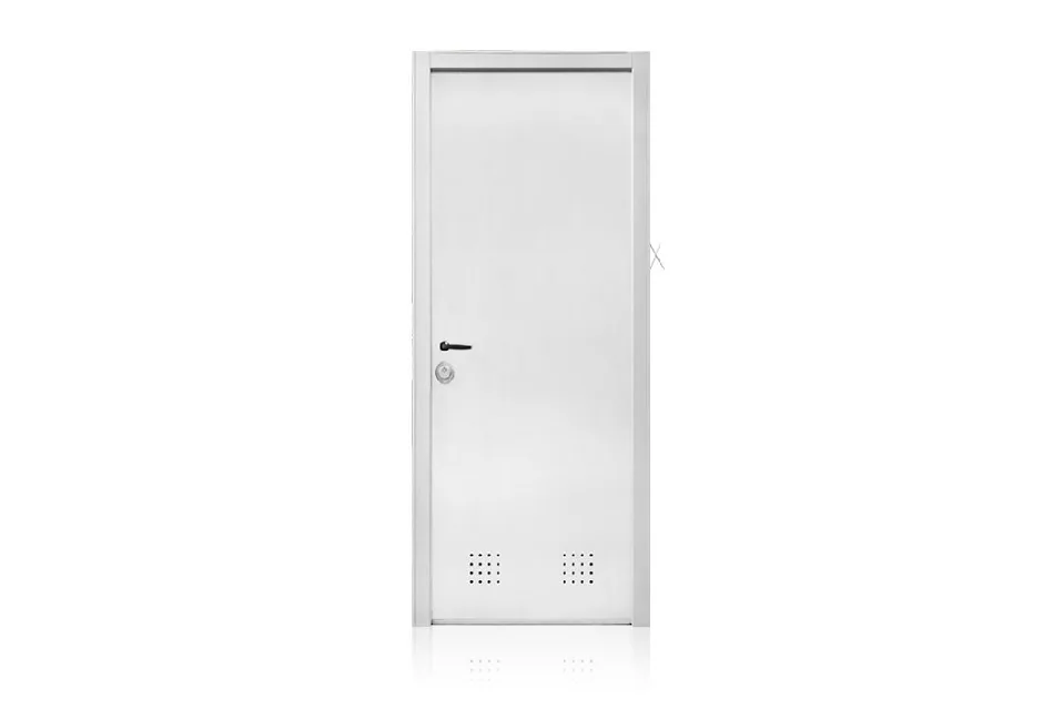 Puerta de trastero CABMA, cara exterior con rejillas de ventilación