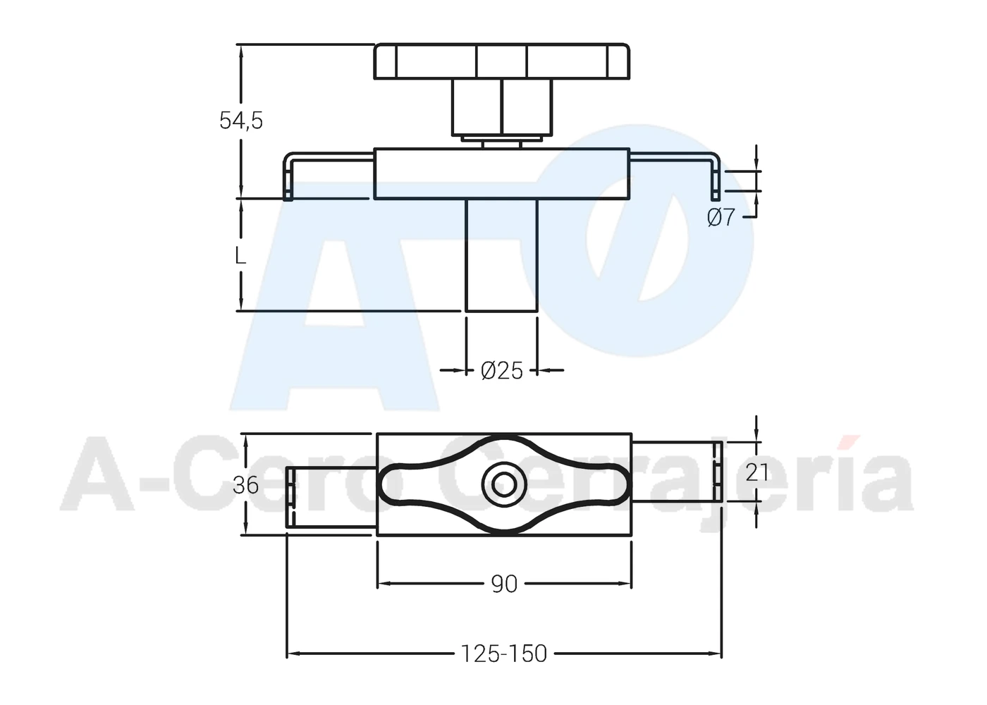 Cerradura 47 llave serreta